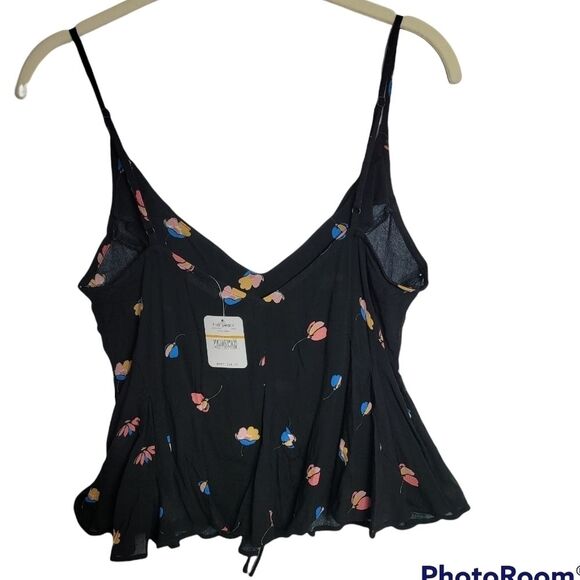 FREE PEOPLE Radea Printed Lace-up Camisole Size SMALL - Picture 7 of 11